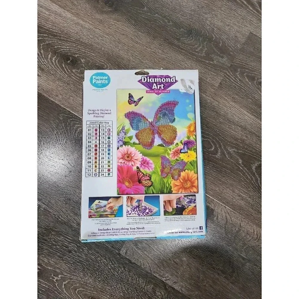 Butterfly diamond art kids‎ crafts